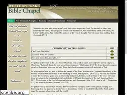 Sites similar to westernwakebiblechapel.com