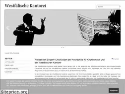 Sites similar to westfaelische-kantorei.de