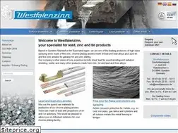 Sites similar to westfalenzinn.de
