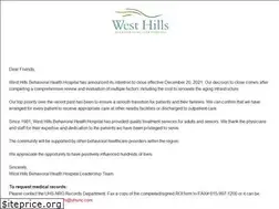 Sites similar to westhillshospital.net