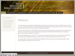 Sites similar to westhoustonbiblechurch.org