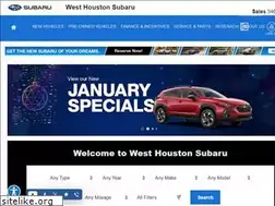 Sites similar to westhoustonsubaru.com