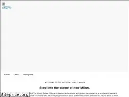 Sites similar to westinpalacemilan.com