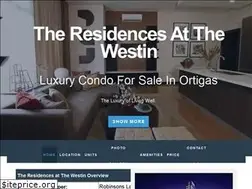 Sites similar to westinresidencesortigas.com