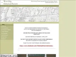 Sites similar to westisliphistoricalsociety.org