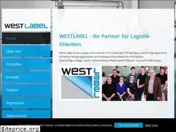 Sites similar to westlabel.com