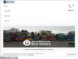 Sites similar to westmidlandsbususers.co.uk