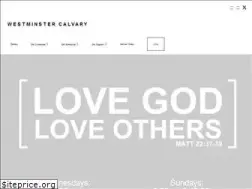 Sites similar to westminstercalvary.org