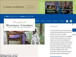 Sites similar to westminstercanterbury.org