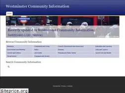Sites similar to westminstercommunityinfo.org