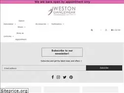 Sites similar to westondancewear.com