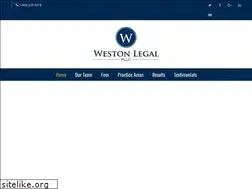 Sites similar to westonlegal.com