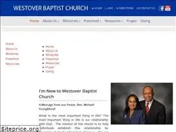 Sites similar to westoverbaptist.org