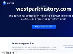 Sites similar to westparkhistory.com