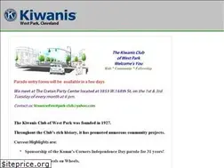 Sites similar to westparkkiwanis.org