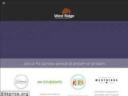 Sites similar to westridgechurch.com