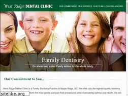 Sites similar to westridgedentalclinic.com