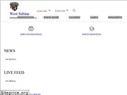 Sites similar to westsabineisd.net