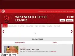Sites similar to westseattlelittleleague.com