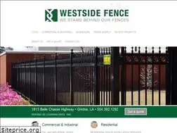Sites similar to westsidefence.com