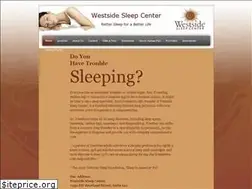 Sites similar to westsidesleep.com