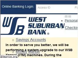 Sites similar to westsuburbanbank.com