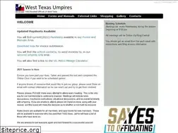 Sites similar to westtexasumpires.com