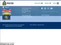 Sites similar to westvanpolice.ca