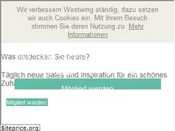 Sites similar to westwing.ch