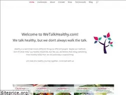 Sites similar to wetalkhealthy.com