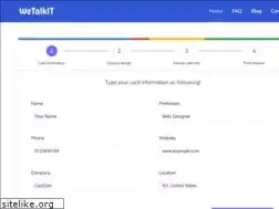 Sites similar to wetalkit.xyz