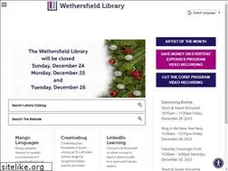 Sites similar to wethersfieldlibrary.org