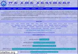 Sites similar to wetheteachers.in
