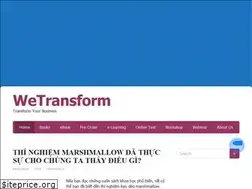 Sites similar to wetransform.vn