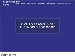 Sites similar to wetravelforgood.com