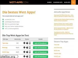 Sites similar to wett-apps.com