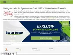 Sites similar to wett-gutschein.com