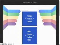 Sites similar to wettboerse.info