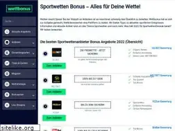 Sites similar to wettbonus.net