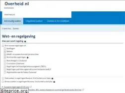 Sites similar to wetten.overheid.nl