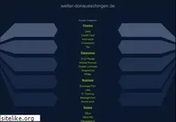 Sites similar to wetter-donaueschingen.de