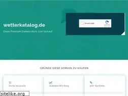 Sites similar to wetterkatalog.de