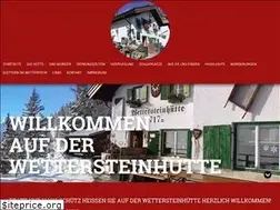 Sites similar to wettersteinhuette.at