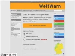 Sites similar to wettwarn.de