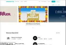 Sites similar to weverseshop.io