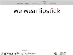 Sites similar to wewearlipstick.com