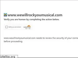 Sites similar to wewillrockyoumusical.com