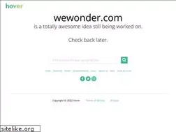 Sites similar to wewonder.com