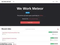 Sites similar to weworkmeteor.com