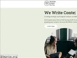 Sites similar to wewritecontentforyou.com